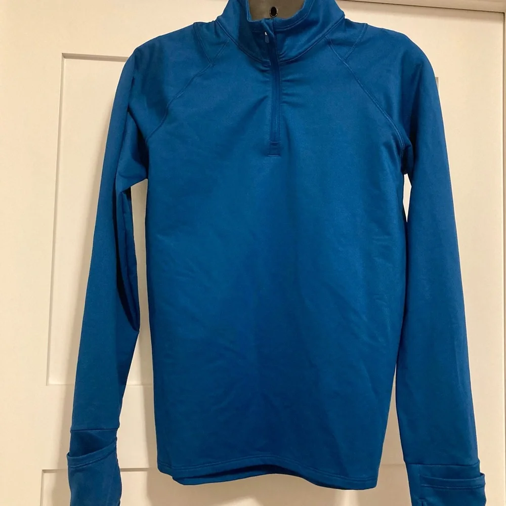 Athleta Womens Whistler Half Zip in Dark Lapis Blue (Size XS- worn once) - Picture 4 of 6